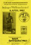 Programme cover of Nürburgring, 05/04/1987