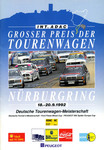 Programme cover of Nürburgring, 20/09/1992