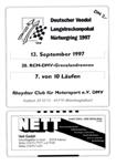 Programme cover of Nürburgring, 13/09/1997