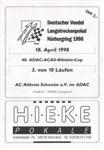Programme cover of Nürburgring, 18/04/1998