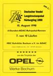 Programme cover of Nürburgring, 15/08/1998