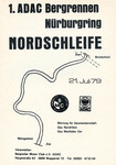 Programme cover of N&uuml;rburgring Hill Climbs, 21/07/1979