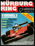 Cover of Nürburgring Magazine, 1979