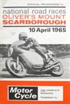 Programme cover of Oliver's Mount Circuit, 10/04/1965