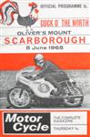 Programme cover of Oliver's Mount Circuit, 05/06/1965
