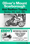 Programme cover of Oliver's Mount Circuit, 29/04/1984