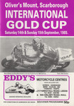 Programme cover of Oliver's Mount Circuit, 15/09/1985