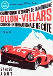 Programme cover of Ollon-Villars Hill Climb, 27/08/1960