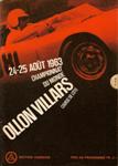 Programme cover of Ollon-Villars Hill Climb, 25/08/1963