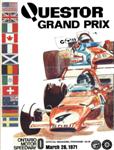 Programme cover of Ontario Motor Speedway, 28/03/1971