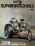 Programme cover of Ontario Motor Speedway, 22/11/1970