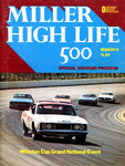 Programme cover of Ontario Motor Speedway, 05/03/1972