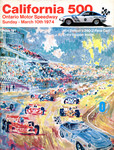 Programme cover of Ontario Motor Speedway, 10/03/1974