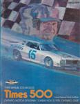 Programme cover of Ontario Motor Speedway, 21/11/1976