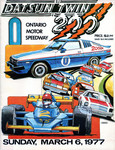 Programme cover of Ontario Motor Speedway, 06/03/1977