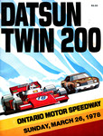 Programme cover of Ontario Motor Speedway, 26/03/1978