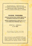 Programme cover of Opatija, 12/09/1948