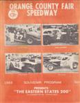 Programme cover of Orange County Fair Speedway (NY), 27/10/1968