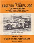 Programme cover of Orange County Fair Speedway (NY), 22/10/1972