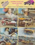 Programme cover of Orange County Fair Speedway (NY), 24/10/1976