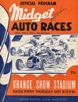 Programme cover of Orange Show Speedway, 08/06/1950