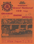 Programme cover of Orange Show Speedway, 31/07/1971