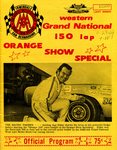 Programme cover of Orange Show Speedway, 05/08/1972