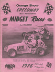 Programme cover of Orange Show Speedway, 05/06/1976