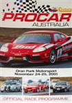 Programme cover of Oran Park Raceway, 25/11/2001