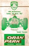 Programme cover of Oran Park Raceway, 05/03/1967