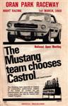 Programme cover of Oran Park Raceway, 01/03/1969