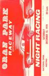 Programme cover of Oran Park Raceway, 12/12/1970