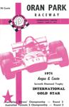 Programme cover of Oran Park Raceway, 27/06/1971