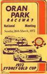 Programme cover of Oran Park Raceway, 26/03/1972