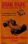Programme cover of Oran Park Raceway, 04/08/1974