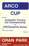 Programme cover of Oran Park Raceway, 21/03/1982