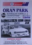Programme cover of Oran Park Raceway, 08/06/1986