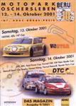 Programme cover of Oschersleben, 14/10/2001