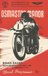 Programme cover of Osmaston Manor, 21/05/1956