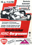 Programme cover of Osnabrücker Hill Climb, 11/08/1996
