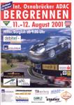 Programme cover of Osnabrück Hill Climb, 12/08/2001