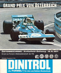 Programme cover of Osterreichring, 15/08/1971