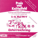 Programme cover of Österreichring, 08/05/1977