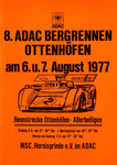 Programme cover of Ottenhöfen Hill Climb, 07/08/1977