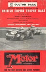 Programme cover of Oulton Park Circuit, 10/04/1954
