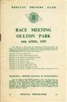Programme cover of Oulton Park Circuit, 16/04/1955