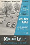 Programme cover of Oulton Park Circuit, 10/06/1957