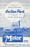 Programme cover of Oulton Park Circuit, 12/10/1957
