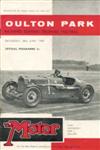 Programme cover of Oulton Park Circuit, 28/06/1958