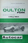 Programme cover of Oulton Park Circuit, 04/05/1963